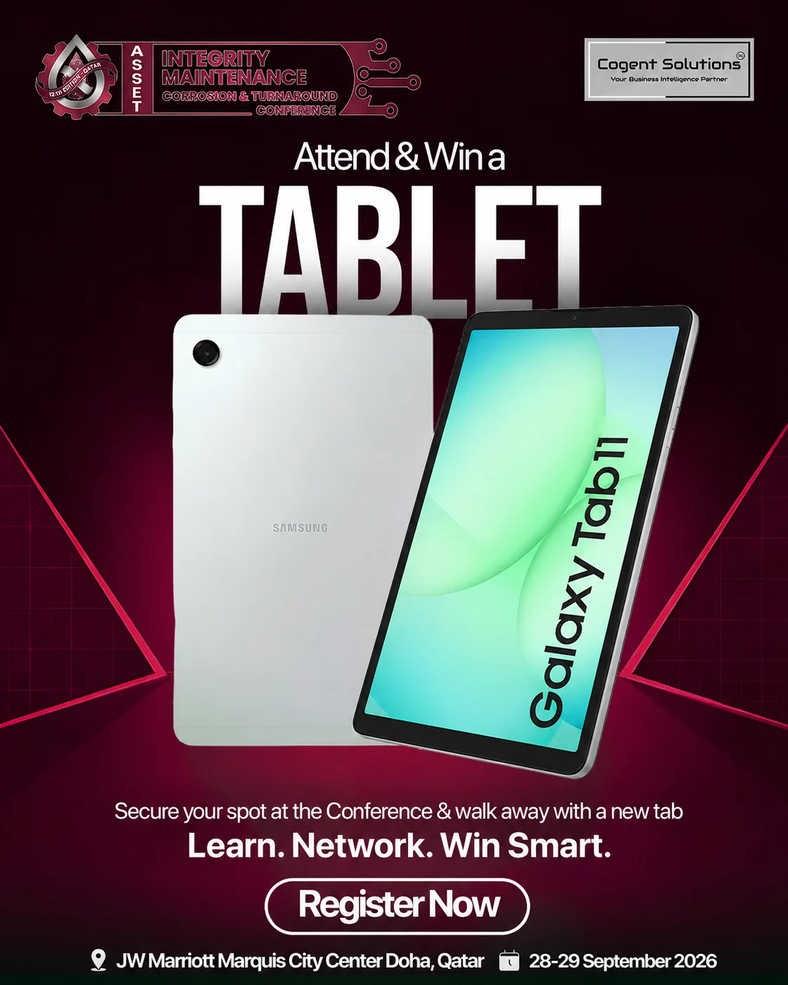 Attend and win a tablet at AIMCT Conference Qatar 2026