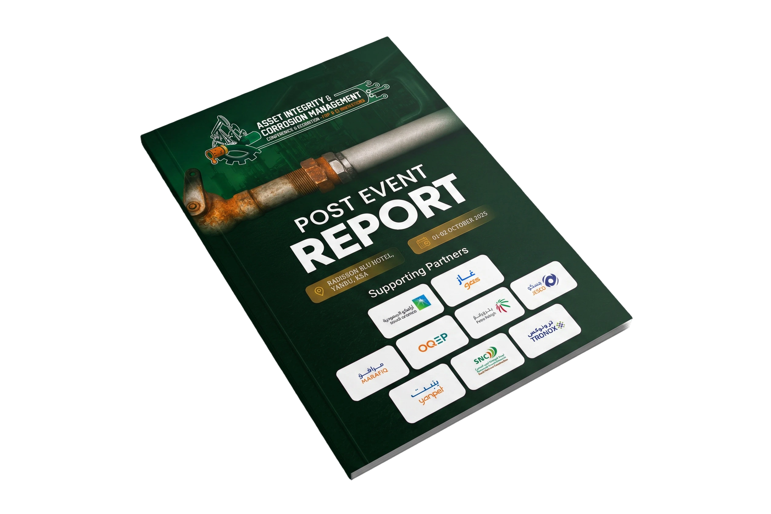 9th Asset Integrity and Corrosion Management Conference Saudi Arabia post-event report cover