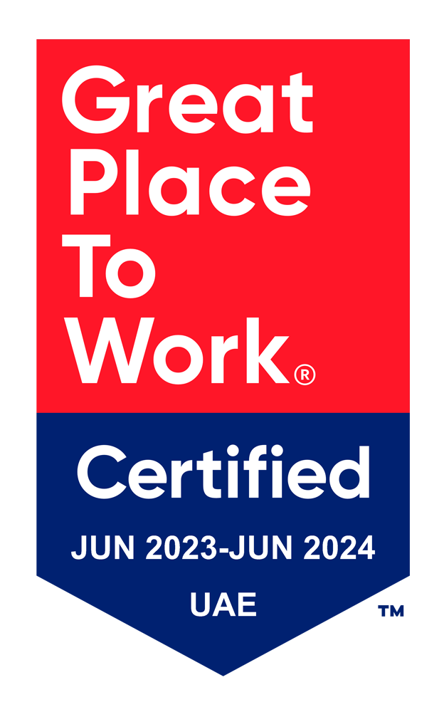 Great Place To Work Certified UAE award