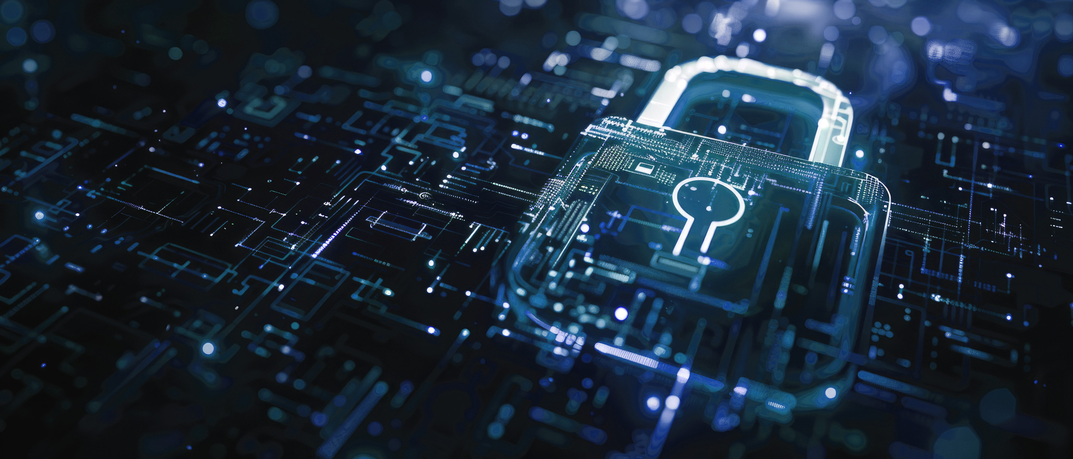 Executive banking cybersecurity overview visual